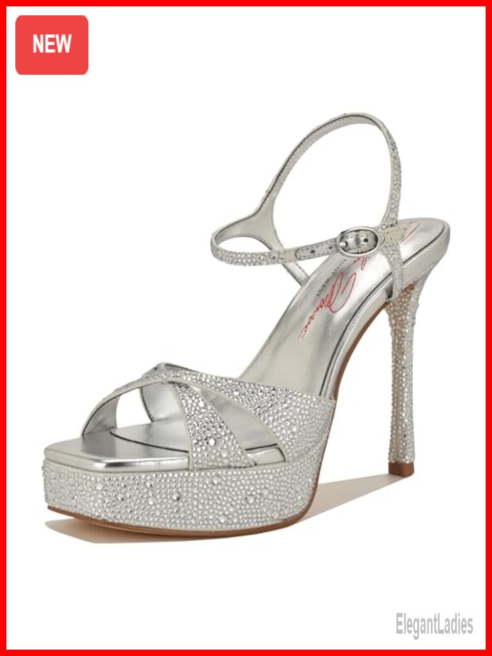 Faux Suede Platform Heeled Sandals with Buckle Closure